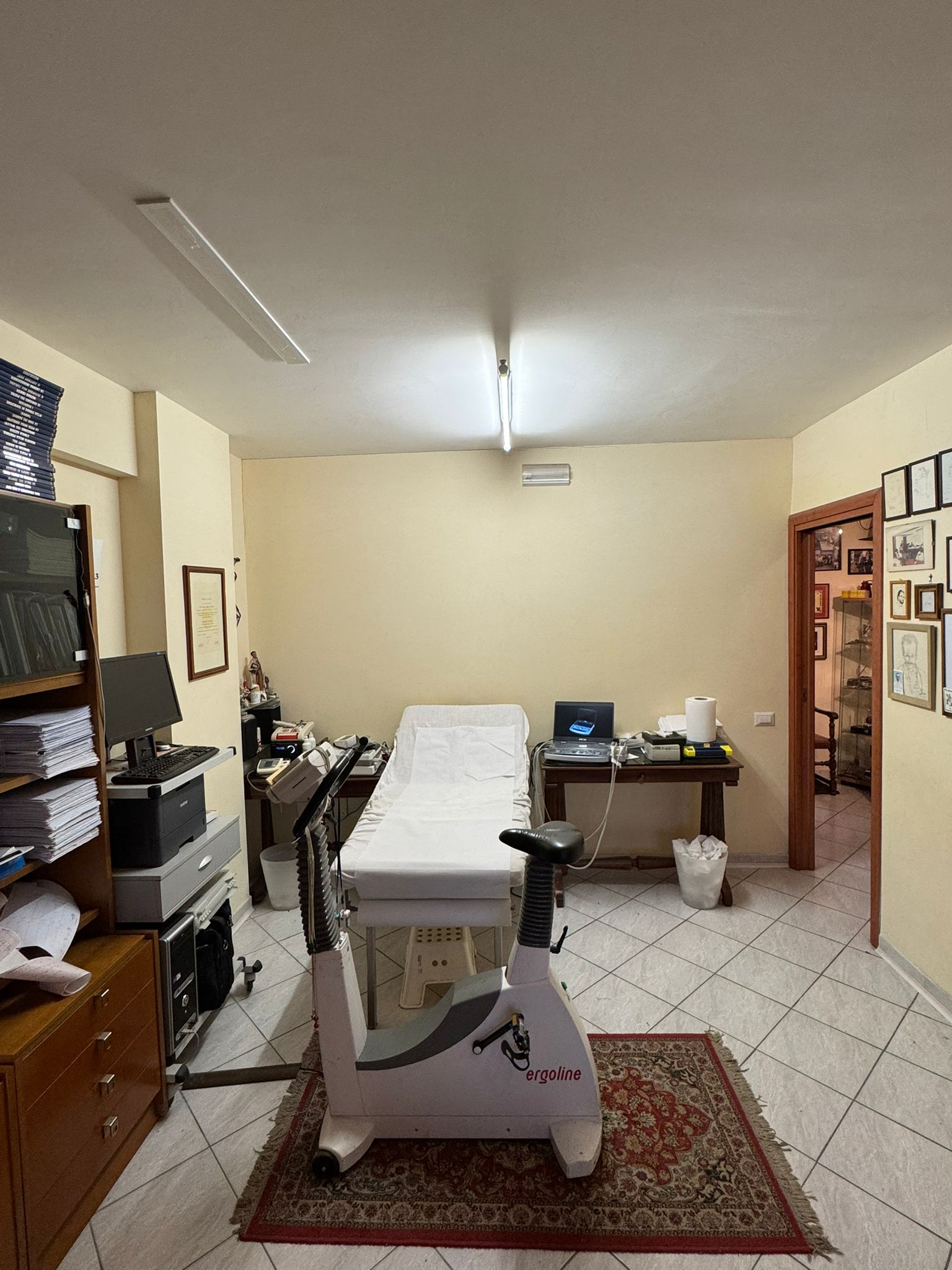Sala visite dello studio medico del Dott. Aucello